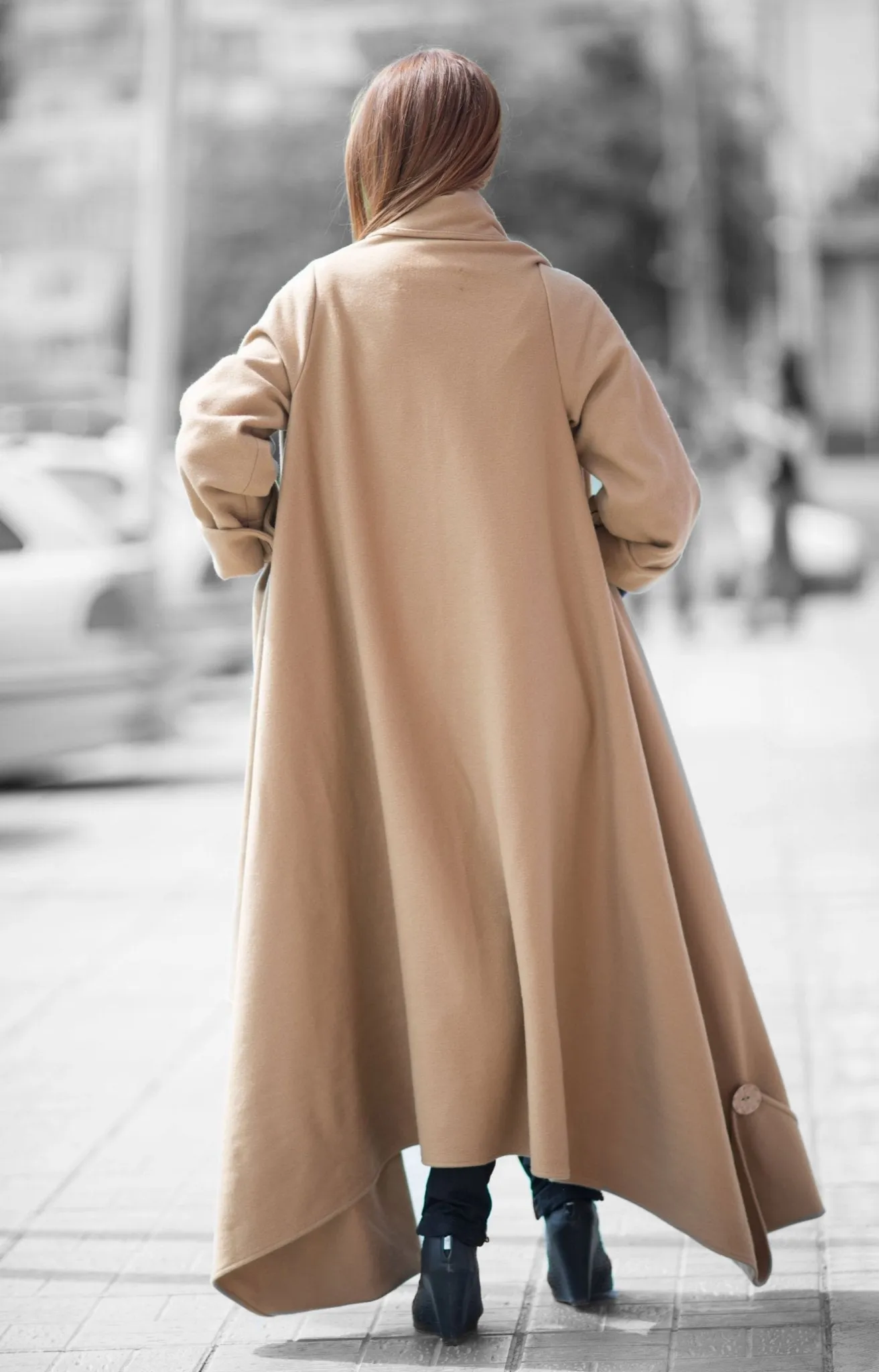 RENATA Autumn Camel Coat