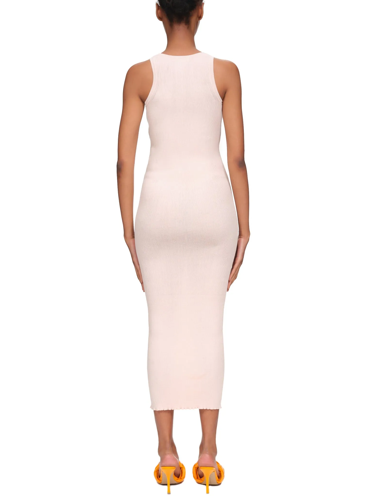 Ribbed Bodycon Dress (22EMRO016ML0498-U1655-PINK)