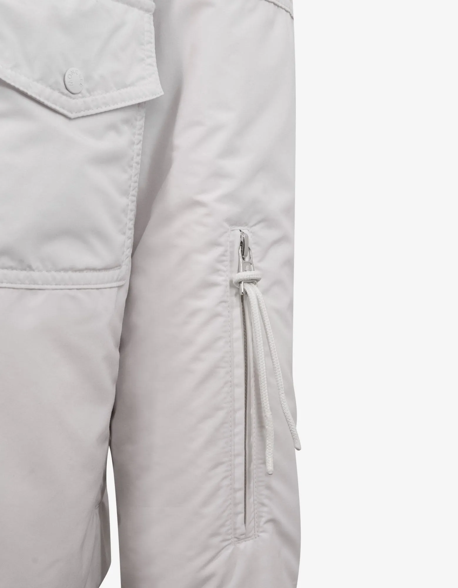 Rila White Nylon Down Jacket