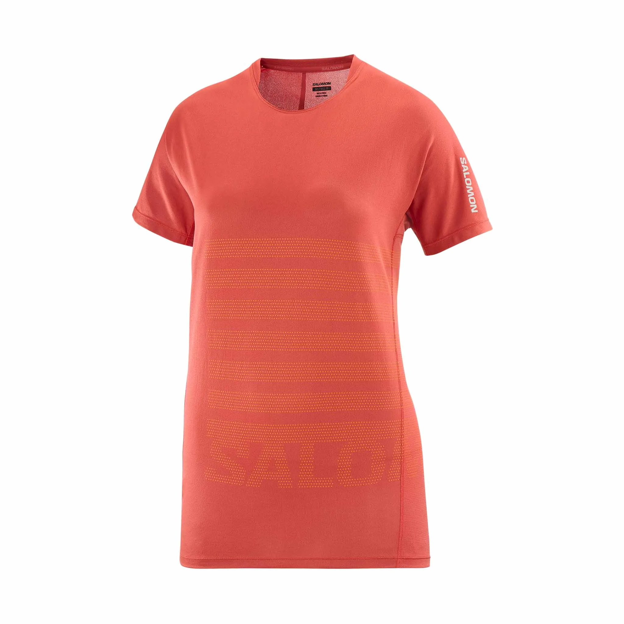 Salomon | Women's Sense Aero Graphic Short Sleeve T-Shirt - Tandoori Spice