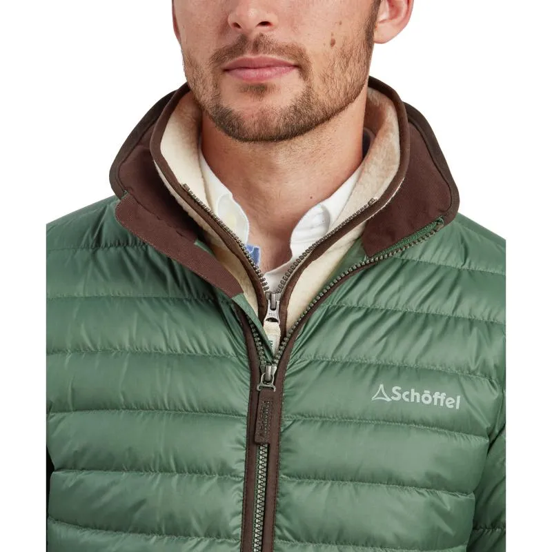 Schoffel Mens Hallaton Down Jacket - Pine Green