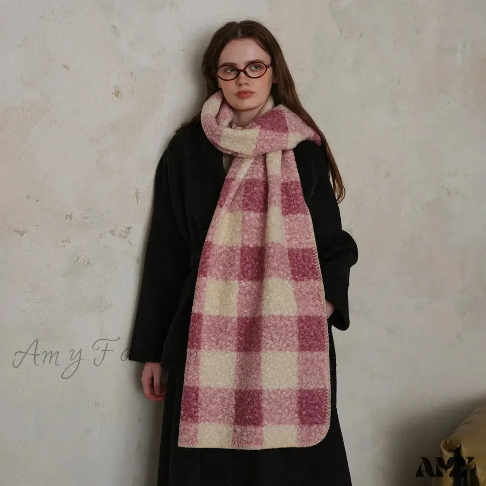 Scottish Woolen Plaid Scarf for Women - Autumn/Winter Shawl