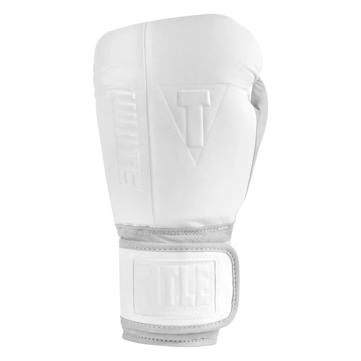 TITLE White Boxing Heavy Bag Gloves