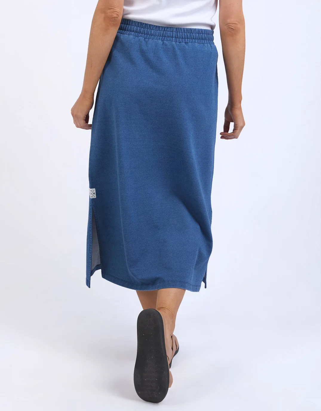 Travel Skirt - Denim Blue