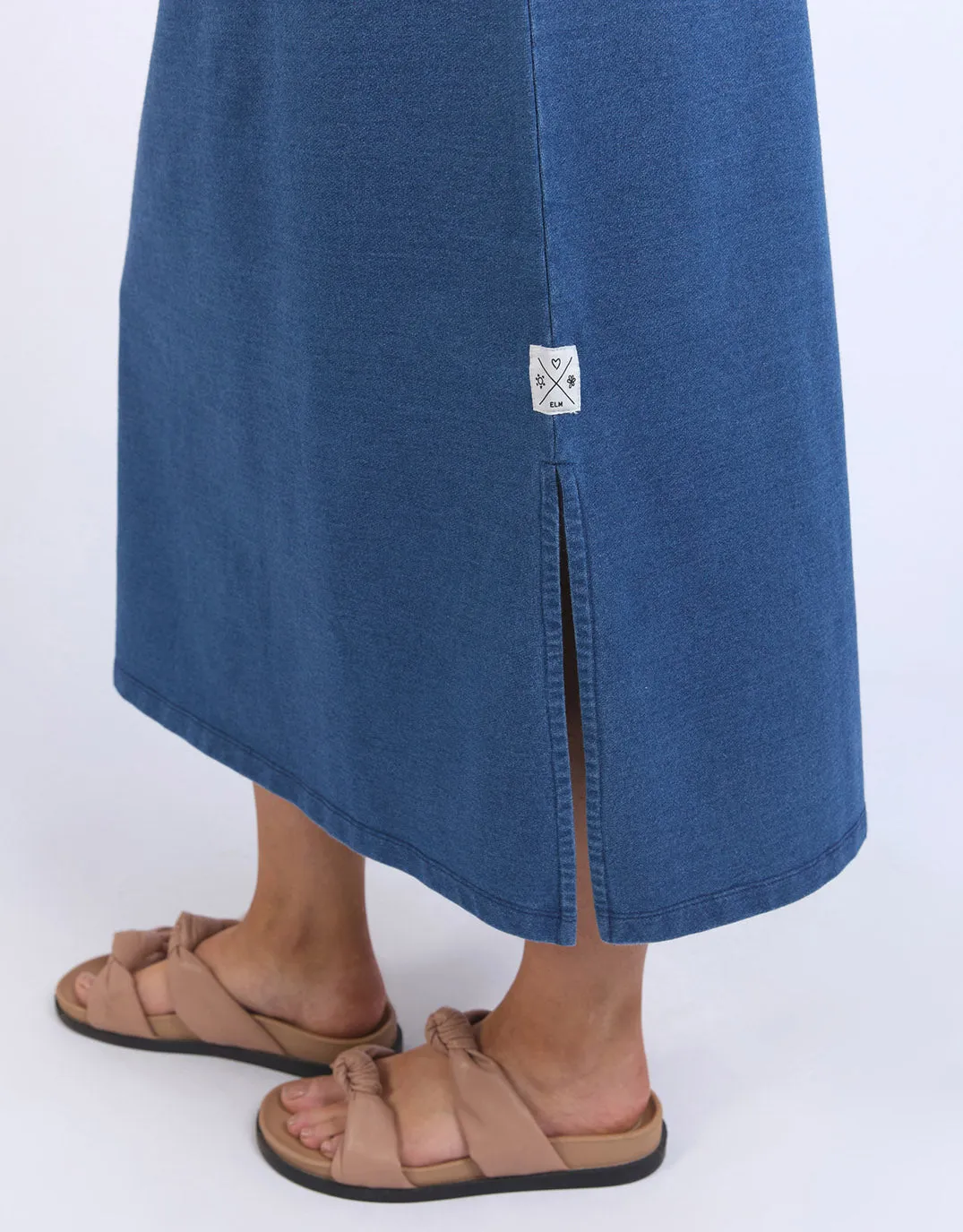 Travel Skirt - Denim Blue