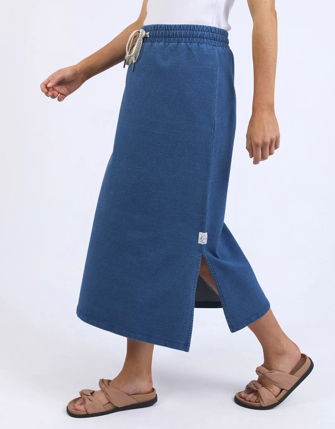 Travel Skirt - Denim Blue