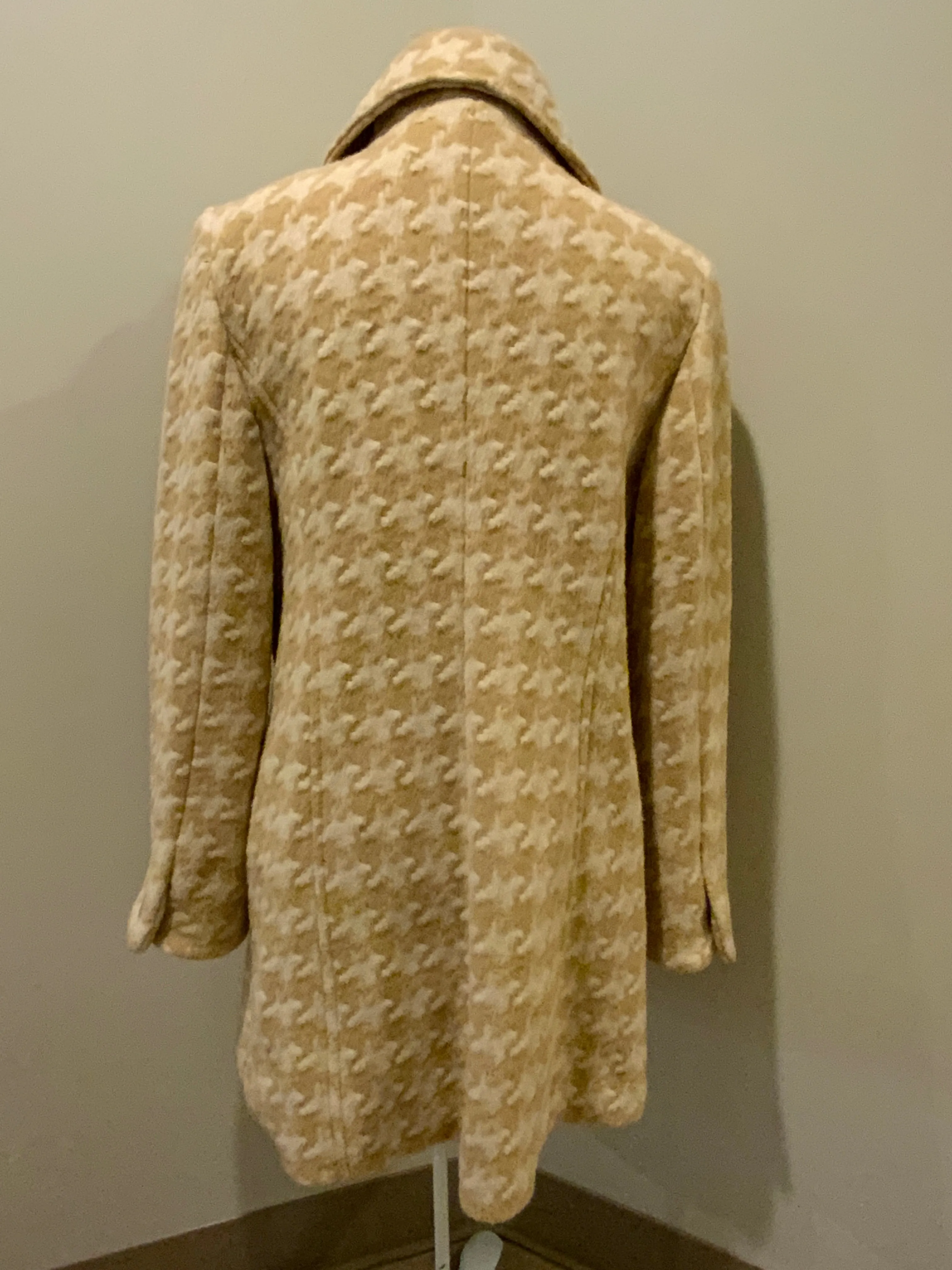 Vintage Ann Taylor Houndstooth Car Coat