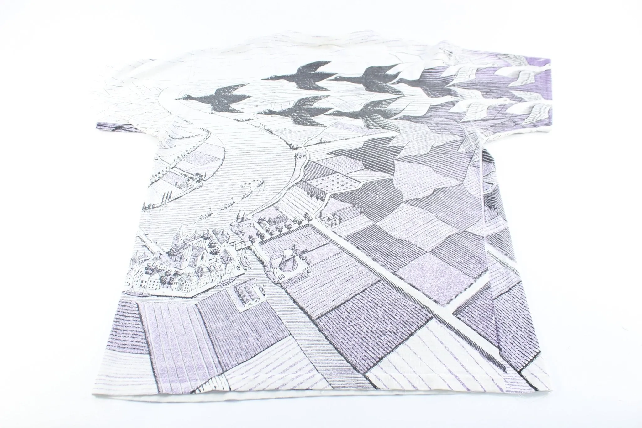 Vintage MC Escher All Over Print T-Shirt