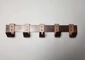 Walnut Coat Rack - Key Storage - Winter Breeze