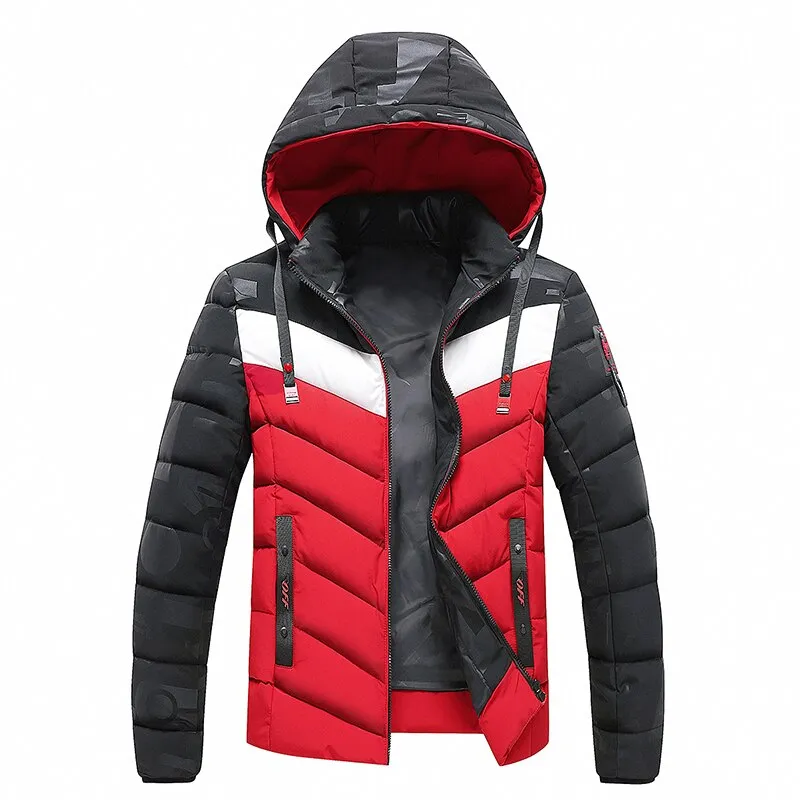 West Louis™ Brand Outwear Windproof Warm Coat