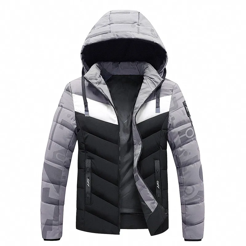 West Louis™ Brand Outwear Windproof Warm Coat