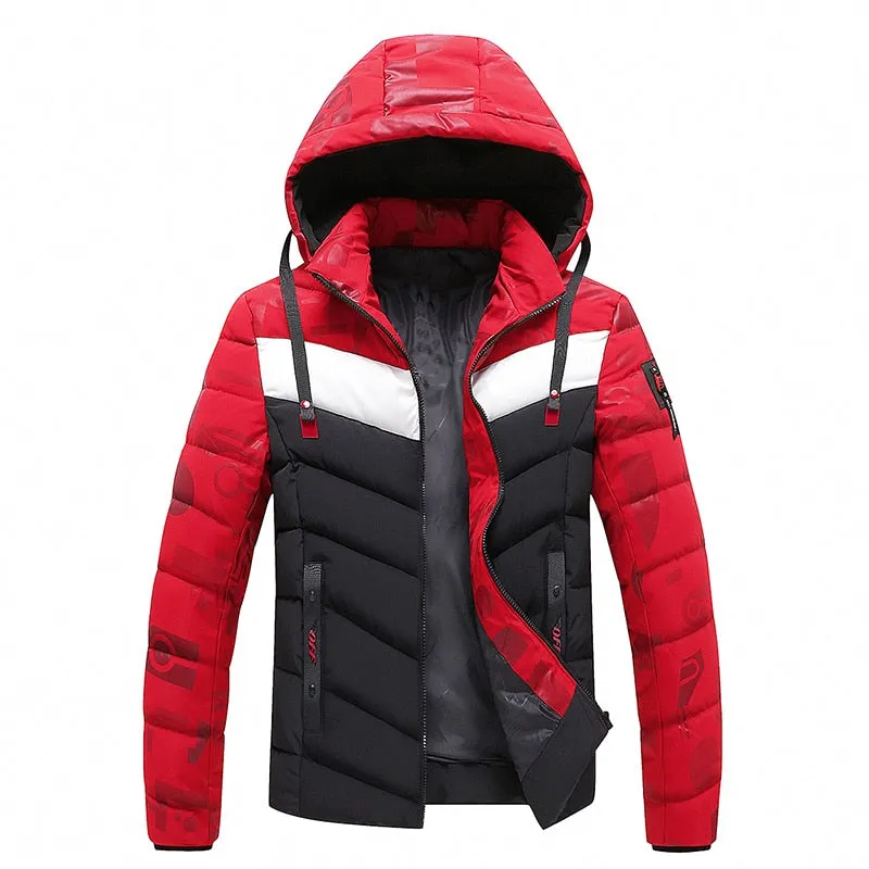 West Louis™ Brand Outwear Windproof Warm Coat