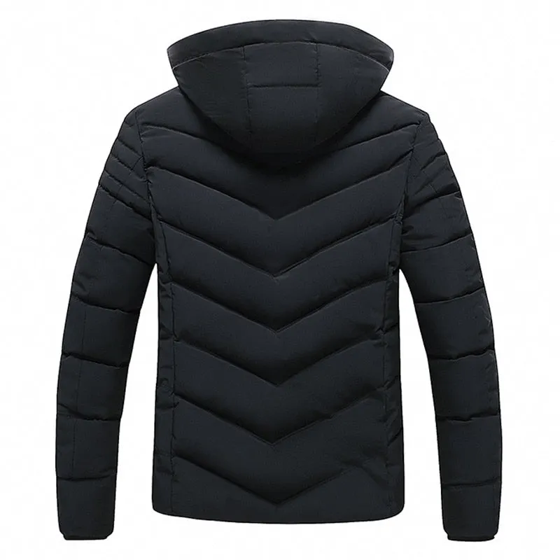 West Louis™ Brand Outwear Windproof Warm Coat