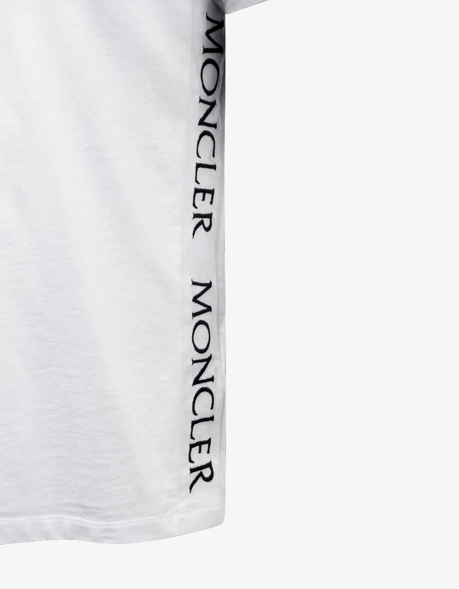 White Embroidered Logo T-Shirt