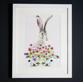 WILD HEARTS WONDER - Print - Scandi Bunny (A4)