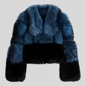 Winter warm Real fox fur coat