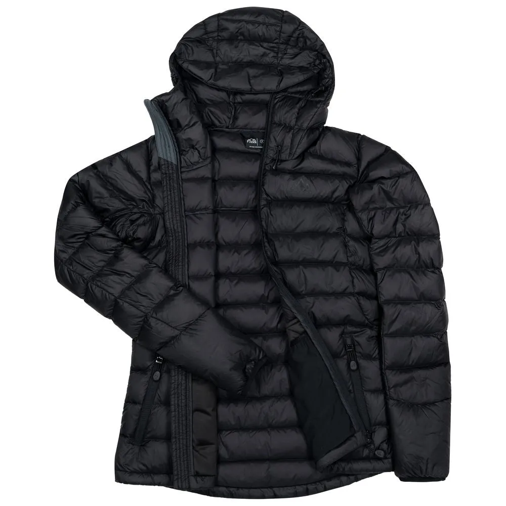 Womens Arktis II Down Hooded Jacket (Stealth)