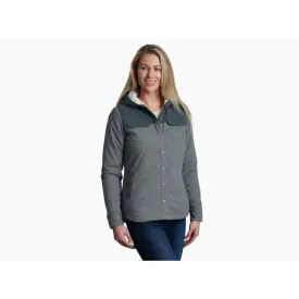 Women's Artisan Hooded Shirt Jacket