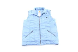 Women's Carhartt Logo Patch Blue Zip up Vest