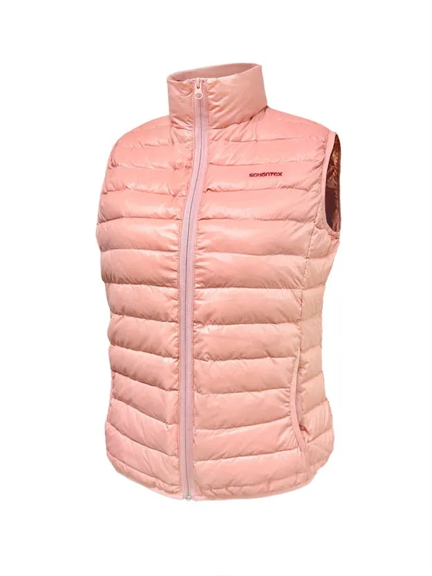 Women's Pink Down Vest