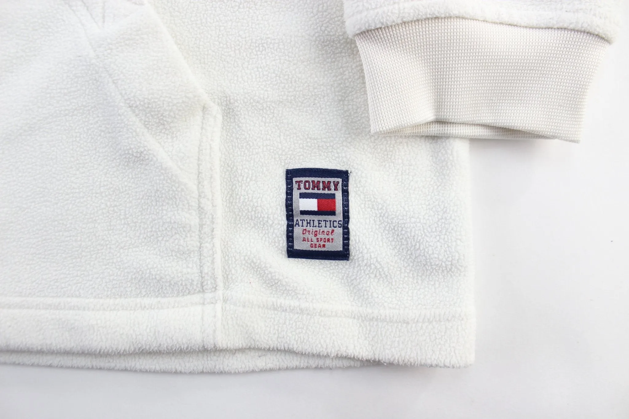 Women's Tommy Hilfiger Logo Patch White Pullover Jacket