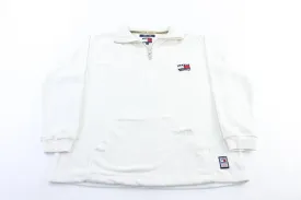 Women's Tommy Hilfiger Logo Patch White Pullover Jacket