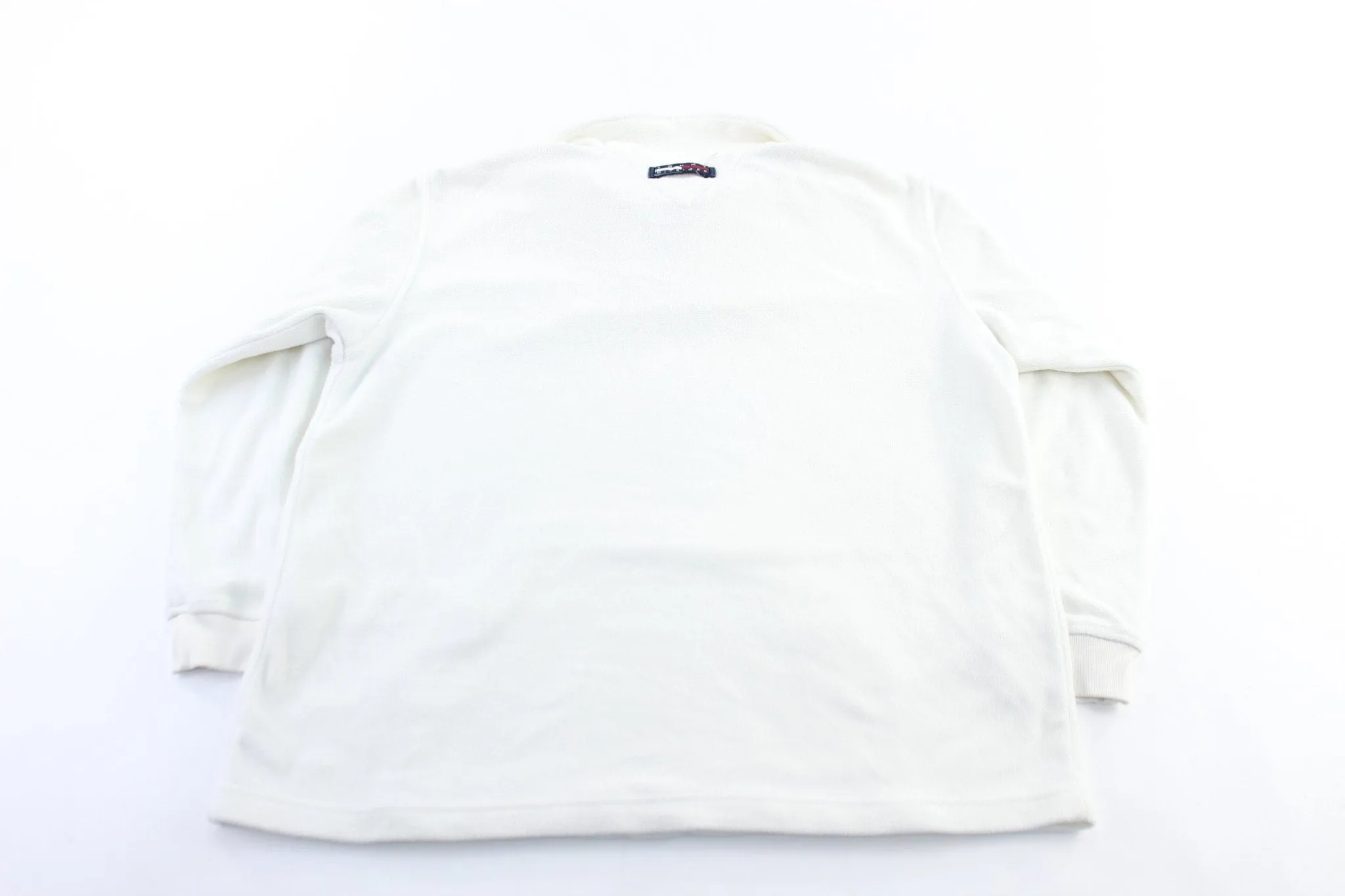 Women's Tommy Hilfiger Logo Patch White Pullover Jacket