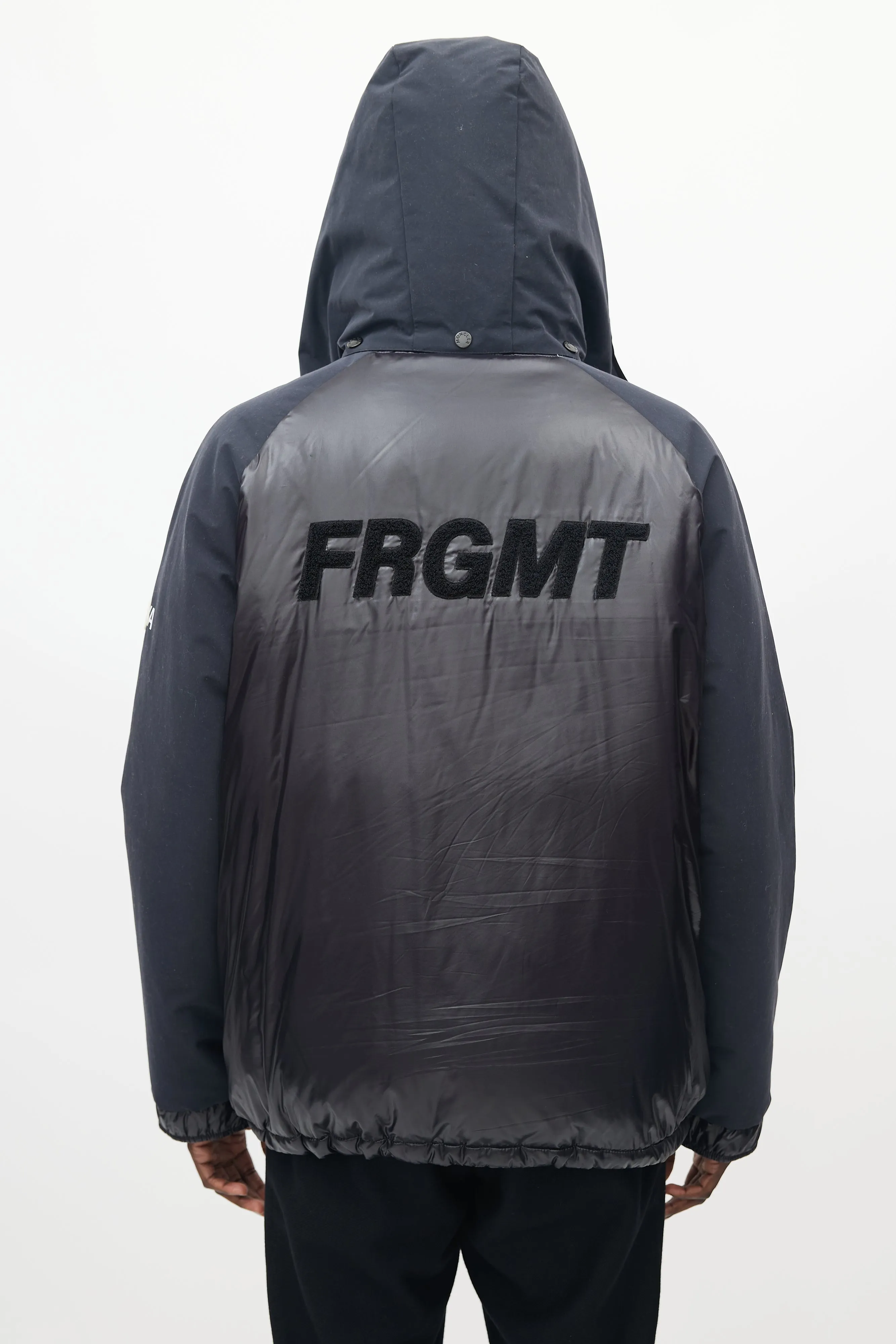 X Frgmnt Black Maya70 Down Puffer Jacket