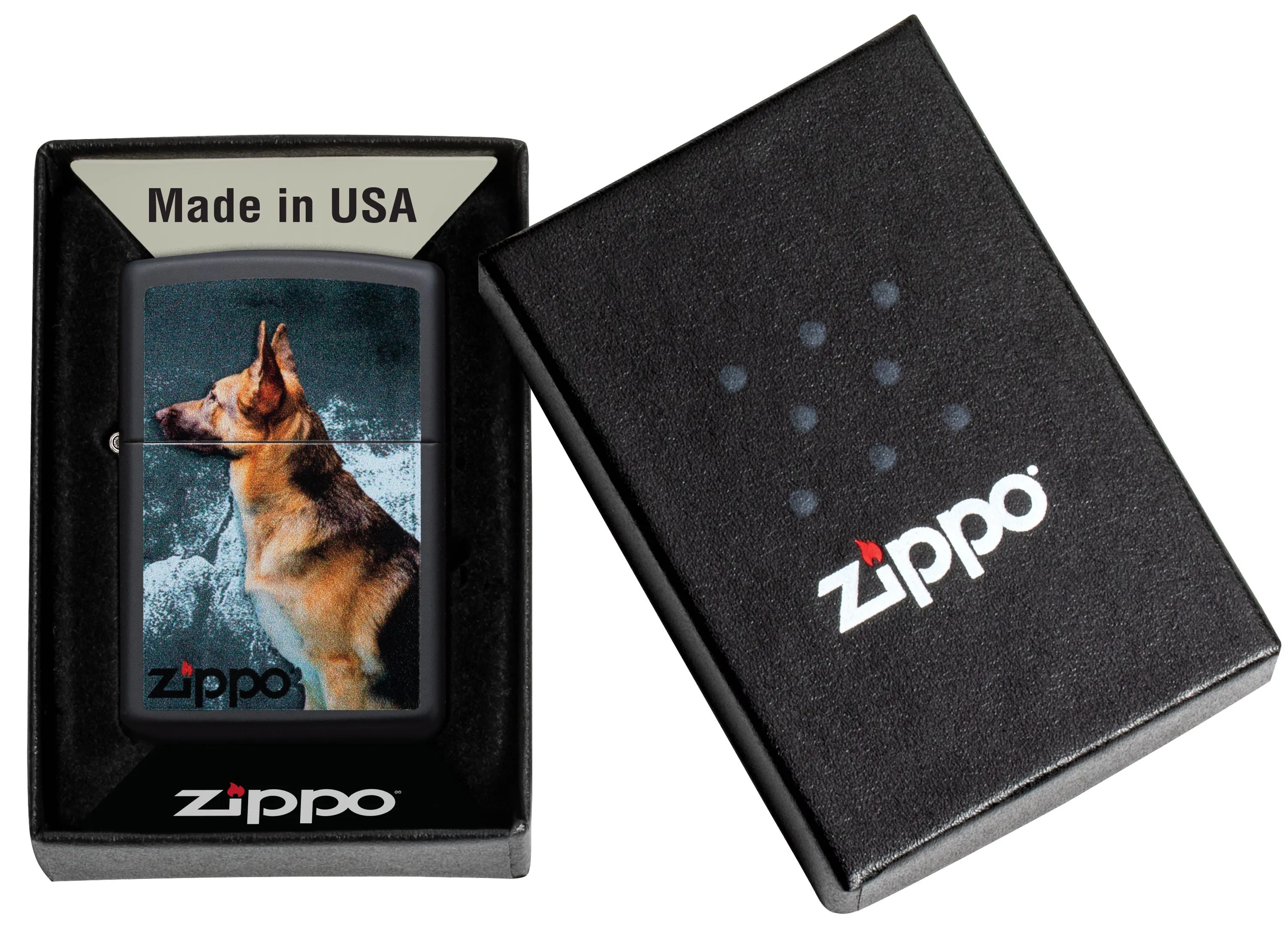 Zippo German Shepard Design